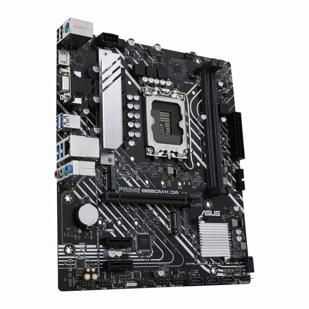 (image for) ASUS Intel B660 PRIME B660M-K D4 Micro-ATX Motherboard